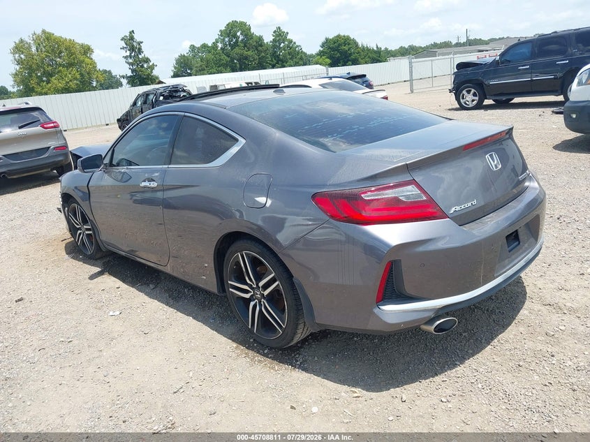 Vin: 1hgct2b02ha001784, lot: 46207467, honda accord touring v6 20173