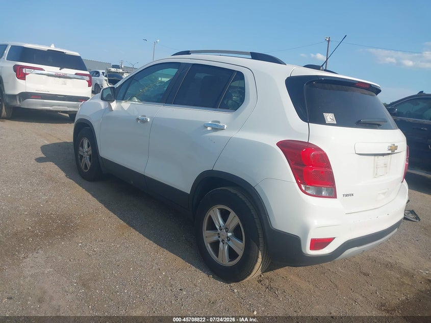 Vin: kl7cjlsbxhb218809, lot: 46207478, chevrolet trax lt 20173