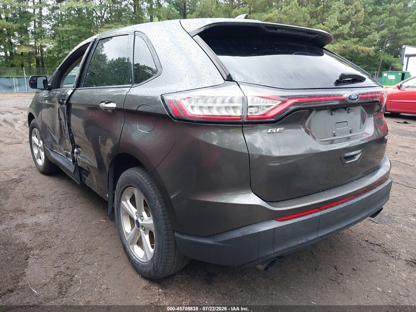 Vin: 2fmtk4g94fbb79777, lot: 46207494, ford edge se 20153