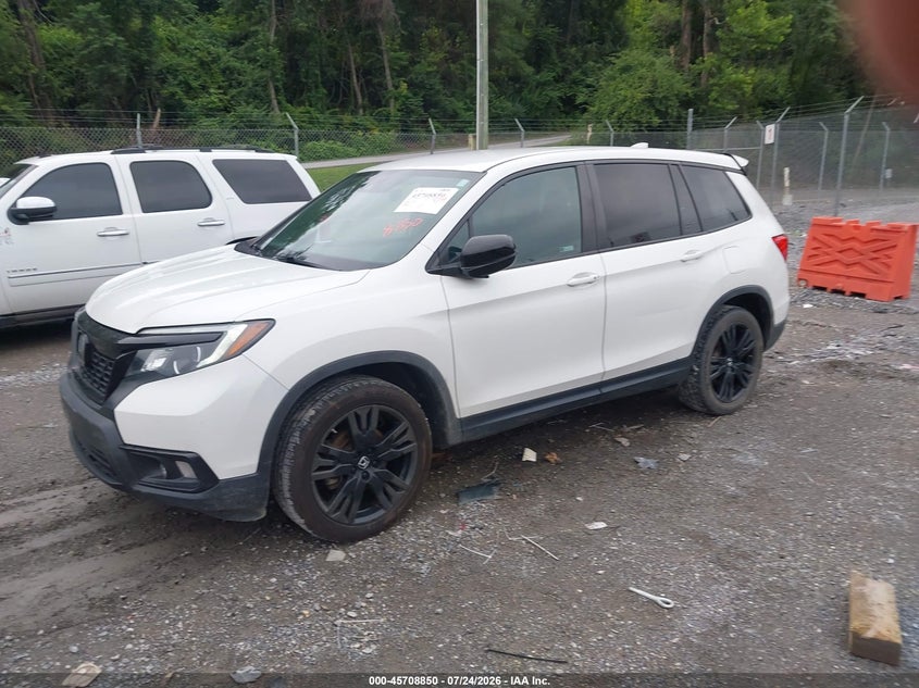 Vin: 5fnyf7h22mb006695, lot: 46207506, honda passport 2wd sport 20212