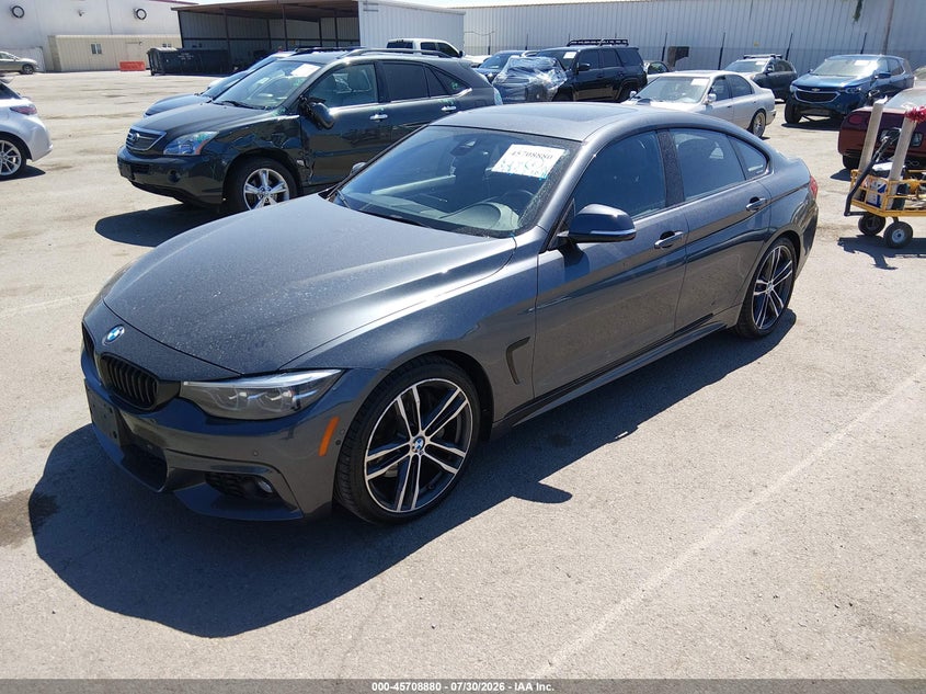 Vin: wba4j1c56kbm13296, lot: 46207536, bmw 430i gran coupe 20192