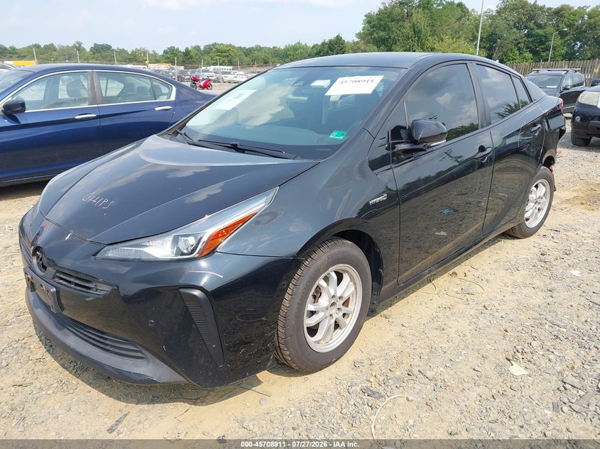 Vin: jtdkarfu7l3118540, lot: 46207567, toyota prius le 20202