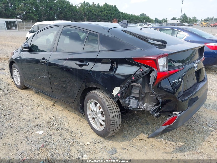 Vin: jtdkarfu7l3118540, lot: 46207567, toyota prius le 20203