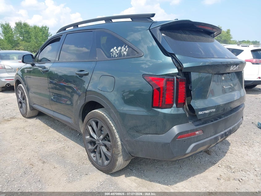 Vin: 5xyrhdlf3pg171451, lot: 46207581, kia sorento x-line ex 20233