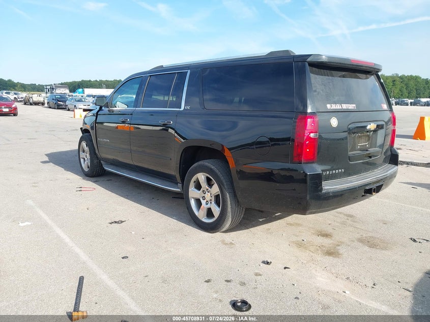 Vin: 1gnskkkc4fr238760, lot: 46207587, chevrolet suburban ltz 20153