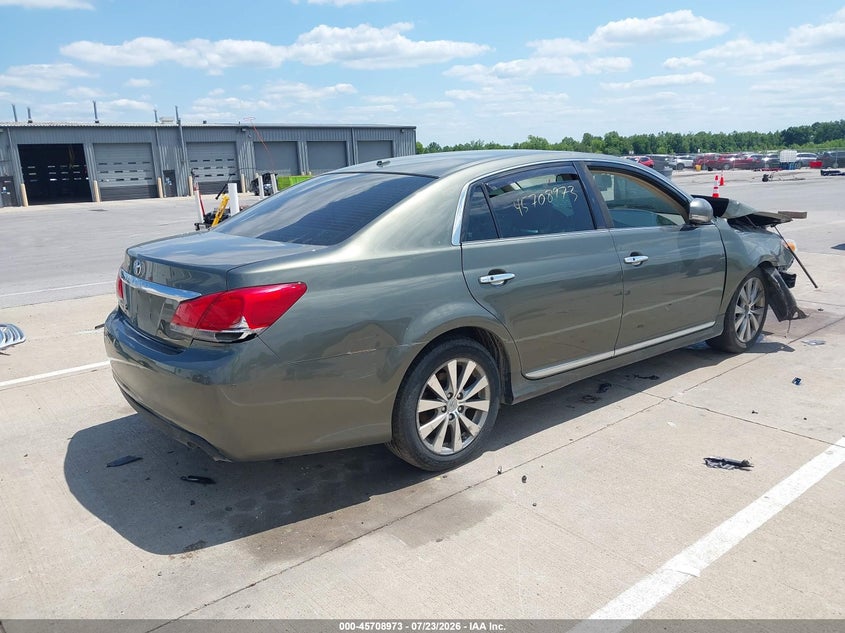 Vin: 4t1bk3db9bu393682, lot: 46207629, toyota avalon limited 20114
