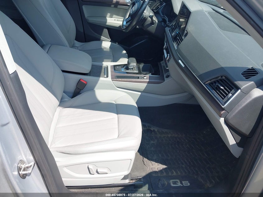 2021 AUDI Q5 SPORT UTILITY VEHICLE 2.0L I-4 DI, DOHC, VVT, TURBO, 261HP
