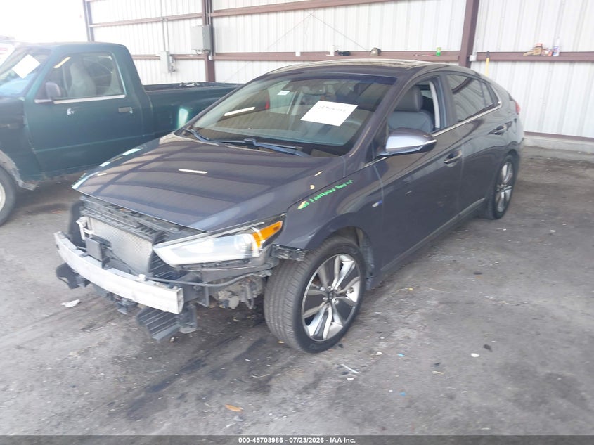 Vin: kmhc05lc0hu028803, lot: 46207642, hyundai ioniq hybrid limited 20172