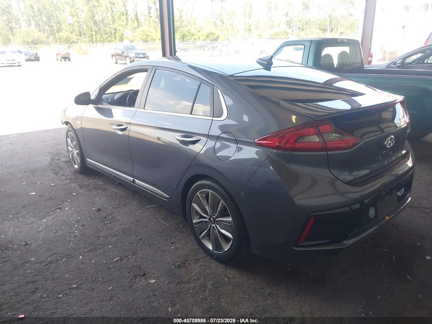 Vin: kmhc05lc0hu028803, lot: 46207642, hyundai ioniq hybrid limited 20173
