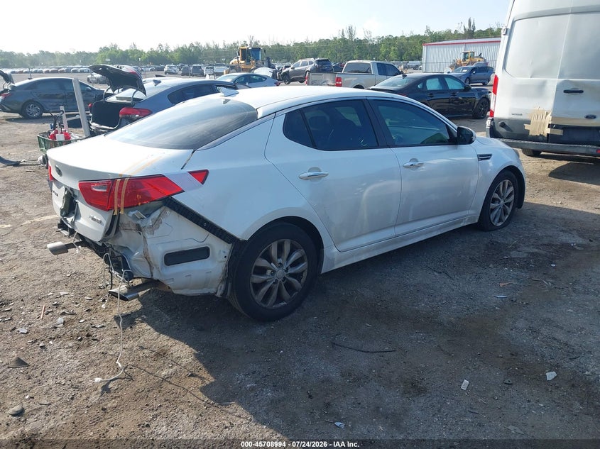 Vin: 5xxgn4a74fg390126, lot: 46207651, kia optima ex 20154