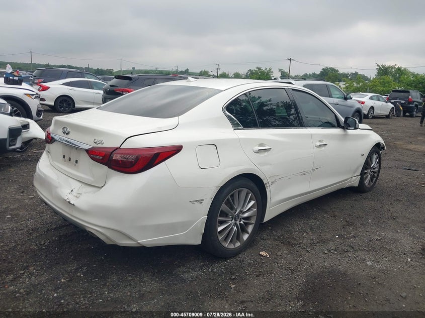 Vin: jn1ev7ar1km554126, lot: 46207665, infiniti q50 3.0t luxe 20194