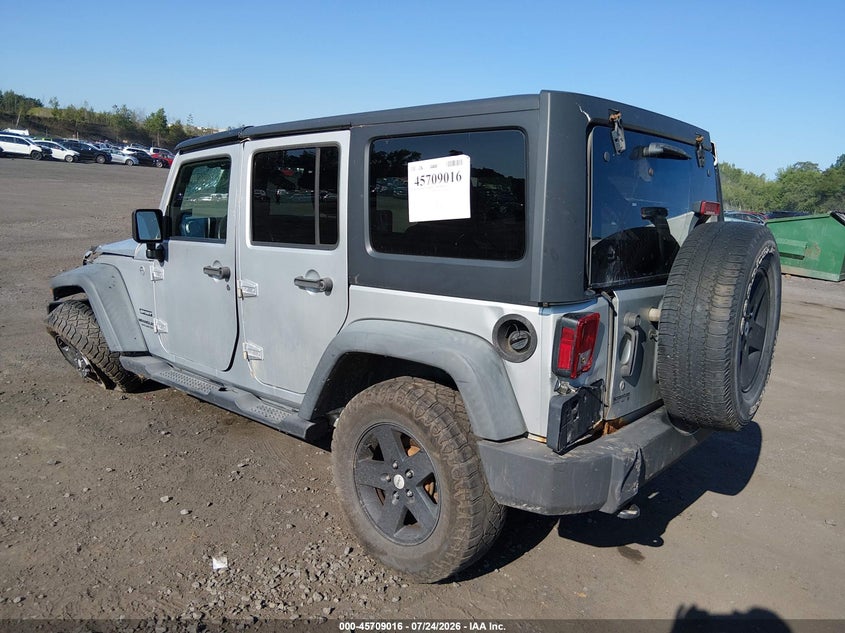 2011 JEEP WRANGLER SPORT UTILITY VEHICLE 3.8L V-6 202HP