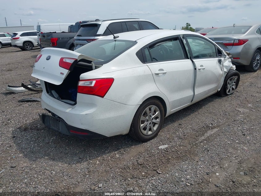 Vin: knadm4a38d6141159, lot: 46207693, kia rio lx 20134