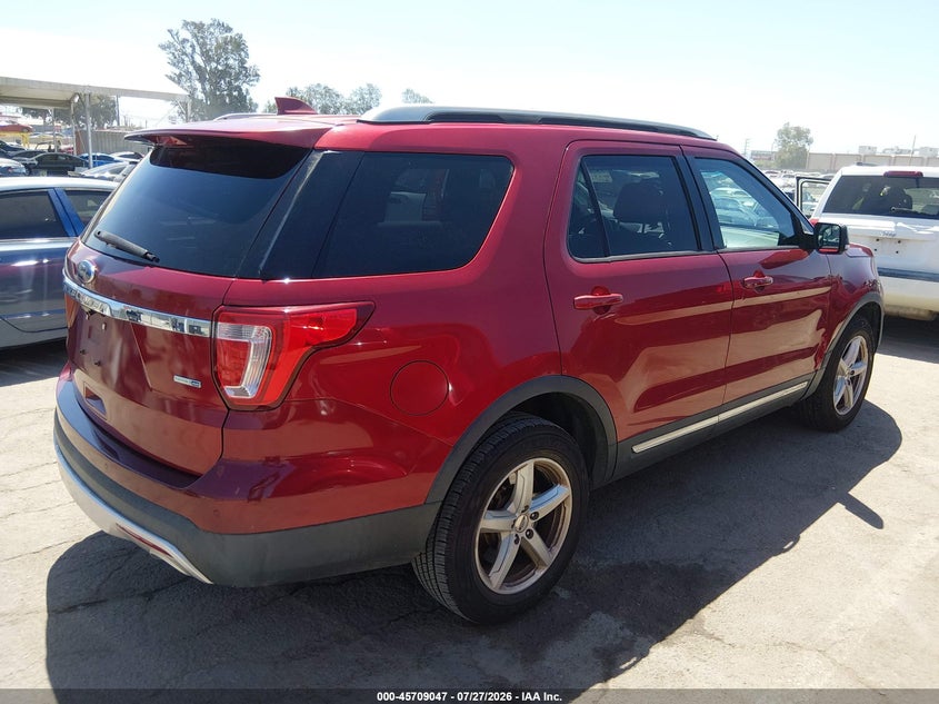 Vin: 1fm5k8d80gga38419, lot: 46207703, ford explorer xlt 20164
