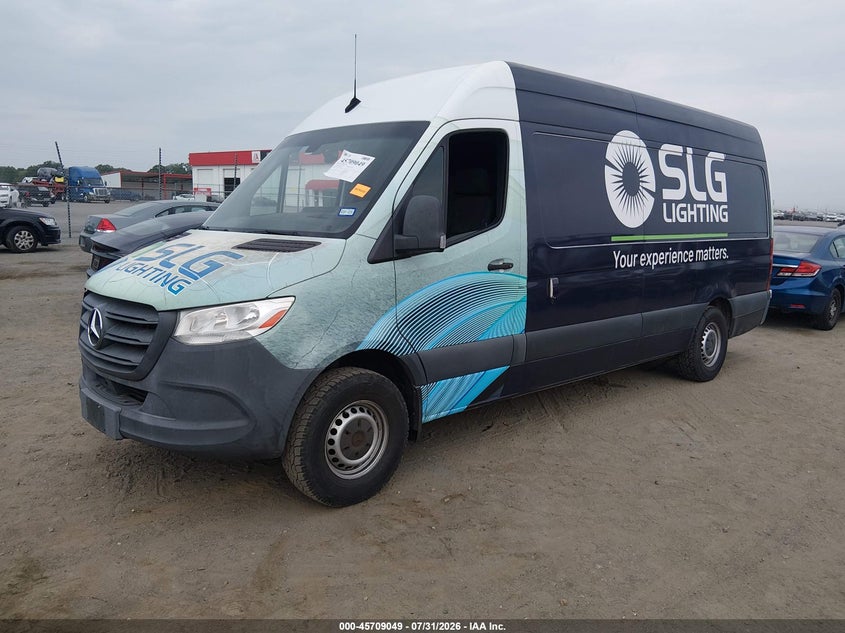 Vin: wd4pf1cd4kp066276, lot: 46207705, mercedes-benz sprinter 2500 high roof v6 20192