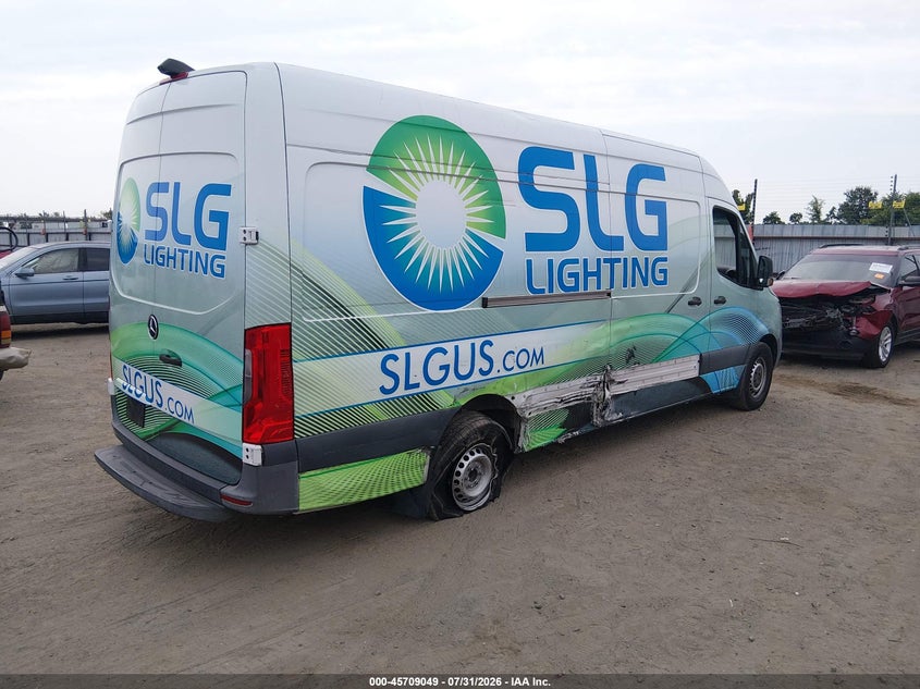 Vin: wd4pf1cd4kp066276, lot: 46207705, mercedes-benz sprinter 2500 high roof v6 20194