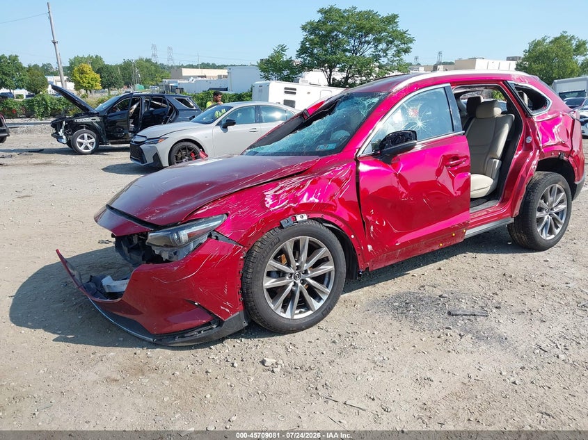 Vin: jm3tcbdy1j0200488, lot: 46207737, mazda cx-9 grand touring 20182