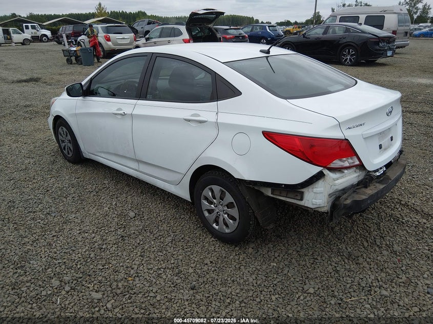 Vin: kmhct4ae2fu936656, lot: 46207738, hyundai accent gls 20153