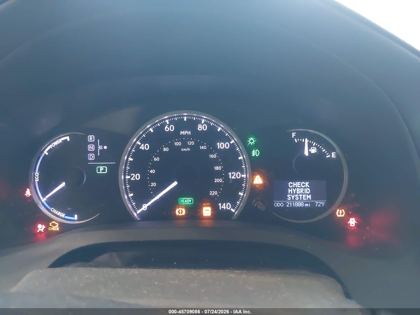 2012 LEXUS CT 200H auction photo 7
