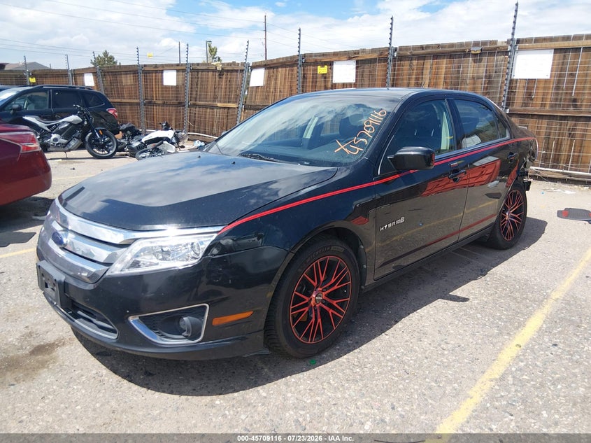 Vin: 3fadp0l35ar100329, lot: 46207772, ford fusion hybrid 20102