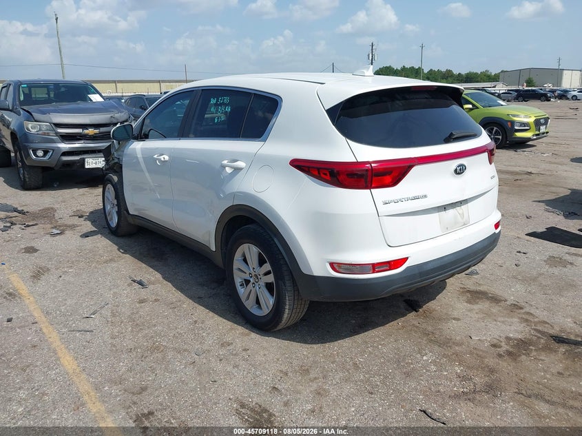 Vin: kndpm3ac1j7338710, lot: 46207774, kia sportage lx 20183