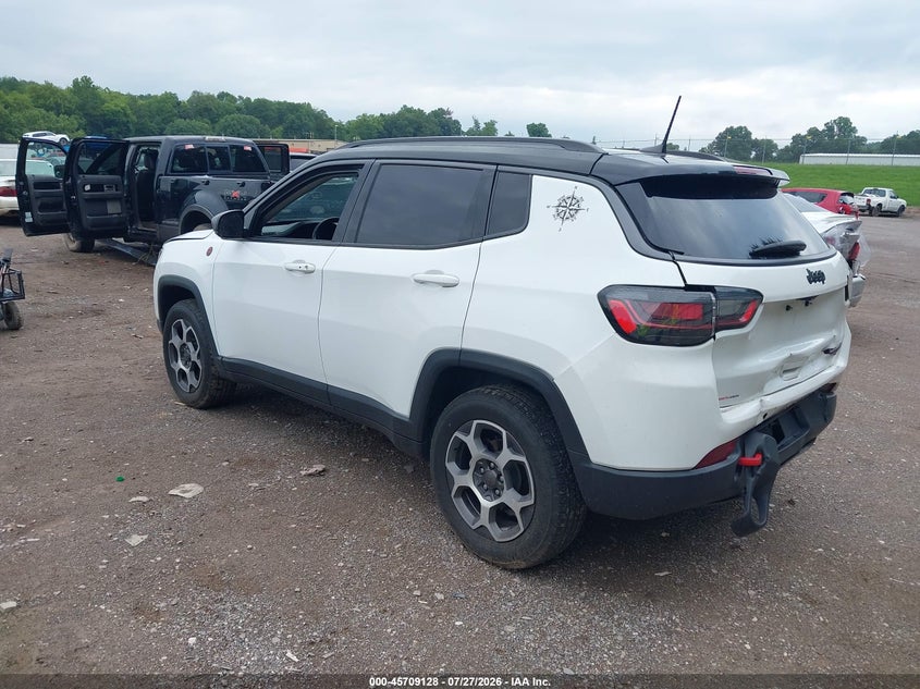 Vin: 3c4njddb7nt144029, lot: 46207784, jeep compass trailhawk 4x4 20223