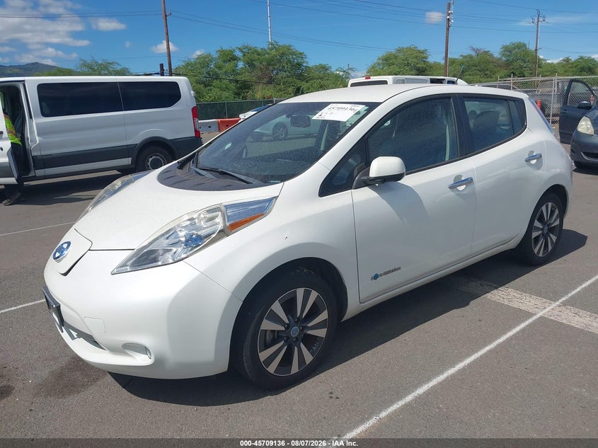 Vin: 1n4az0cp3dc415181, lot: 46207792, nissan leaf sl 20132