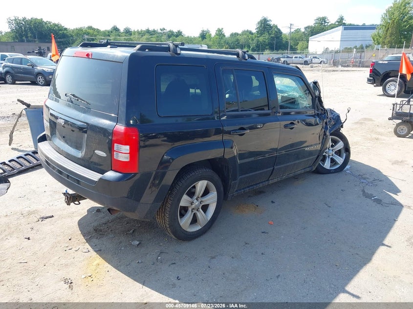 Vin: 1c4njrfb7dd280076, lot: 46207802, jeep patriot latitude 20134