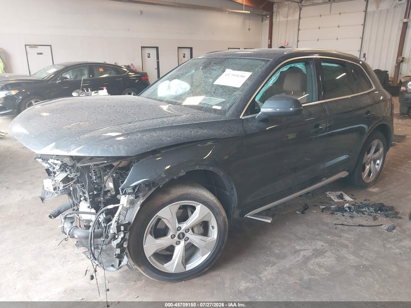Vin: wa1caafy4m2020897, lot: 46207805, audi q5 prestige 45 tfsi quattro s tronic 20212