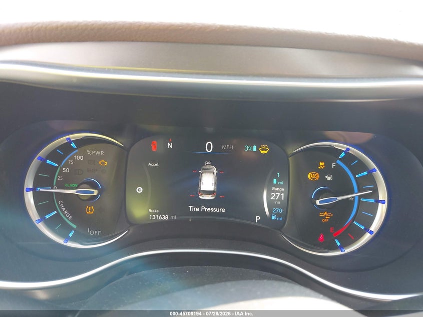 2018 CHRYSLER PACIFICA HYBRID auction photo 7