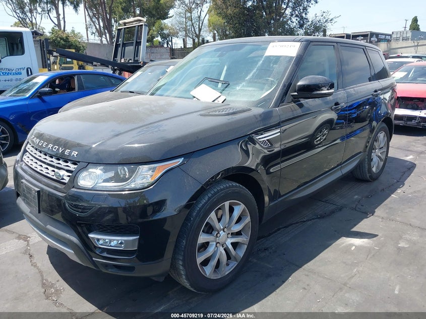 Vin: salwr2vf2fa522567, lot: 46207875, land rover range rover sport 3.0l v6 supercharged hse 20152