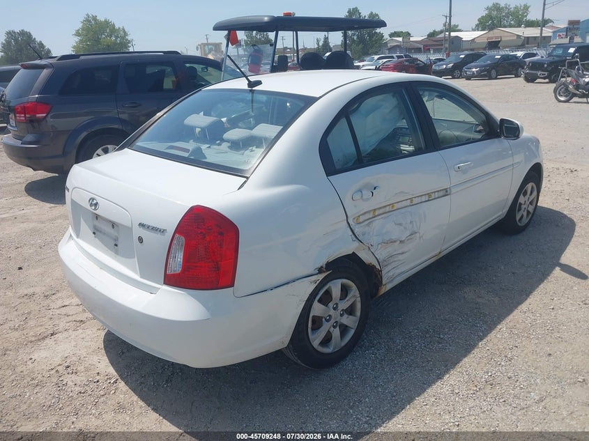 Vin: kmhcn4ac4au423054, lot: 46207904, hyundai accent gls 20104