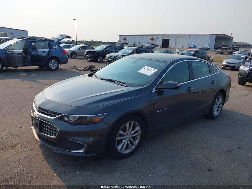 Vin: 1g1ze5st8hf112169, lot: 46207912, chevrolet malibu 1lt 20172