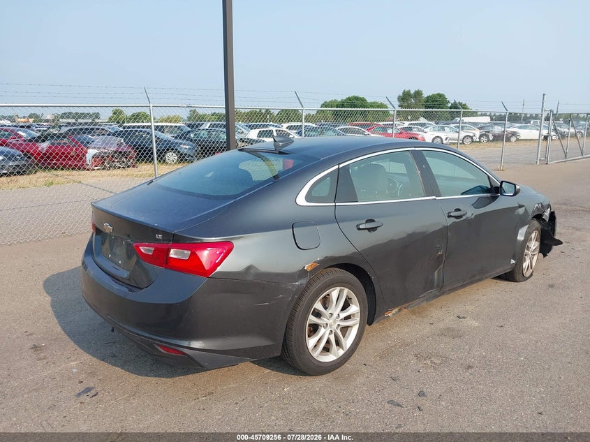 Vin: 1g1ze5st8hf112169, lot: 46207912, chevrolet malibu 1lt 20174