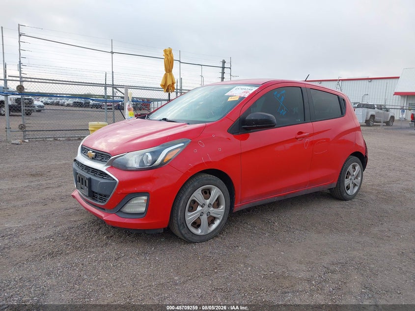 Vin: kl8cb6sa6mc710890, lot: 46207915, chevrolet spark fwd ls automatic 20212