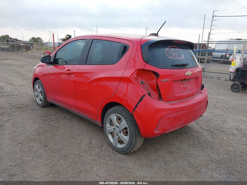 Vin: kl8cb6sa6mc710890, lot: 46207915, chevrolet spark fwd ls automatic 20213