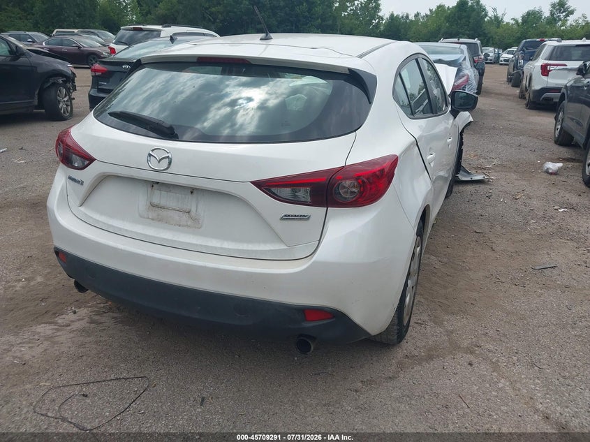 Vin: 3mzbm1j72gm271385, lot: 46207947, mazda mazda3 i sport 20164