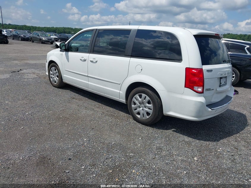 Vin: 2c4rdgbgxgr152382, lot: 46207969, dodge grand caravan se 20163