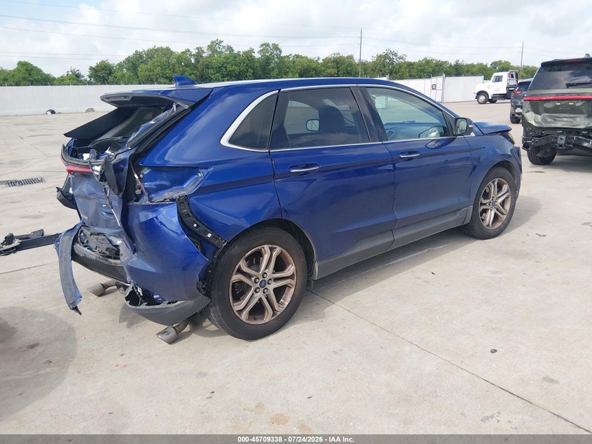 Vin: 2fmtk3k83fbb15755, lot: 46207994, ford edge titanium 20154