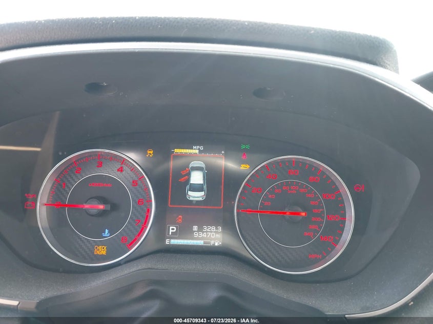 SUBARU IMPREZA 2017 VIN 4S3GTAK68H3729435
