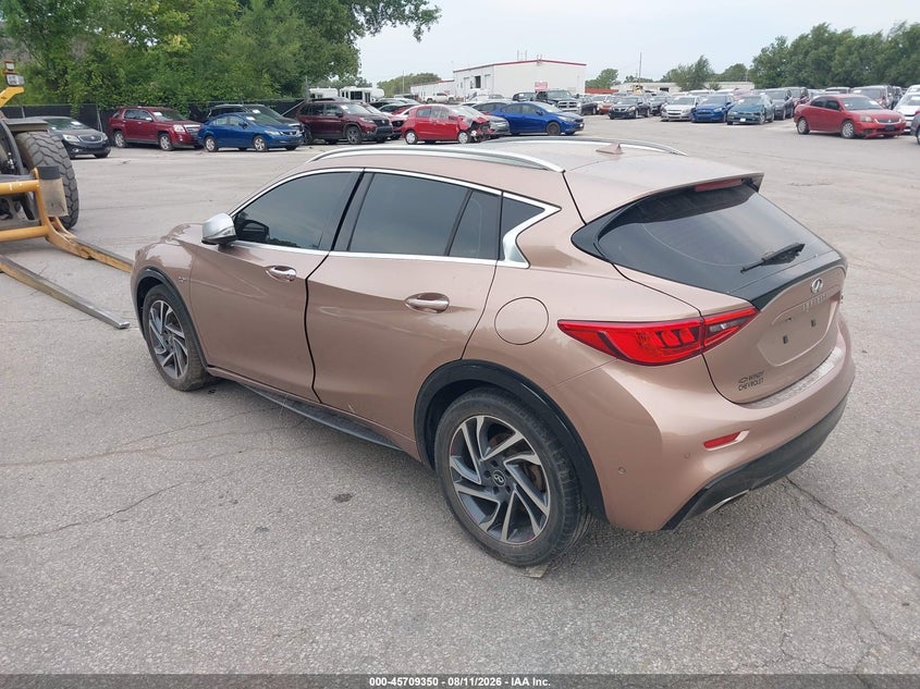 Vin: sjkch5cp6ja044959, lot: 46208006, infiniti qx30 premium 20183