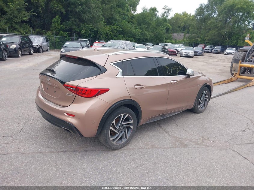 Vin: sjkch5cp6ja044959, lot: 46208006, infiniti qx30 premium 20184