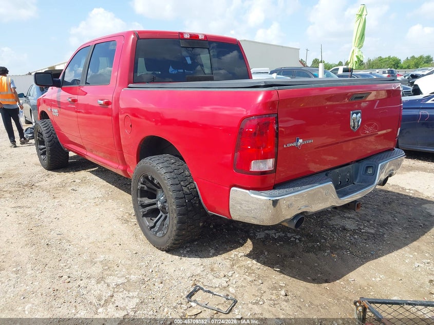 Vin: 3c6rr6lt6gg343785, lot: 46208008, ram 1500 slt 20163