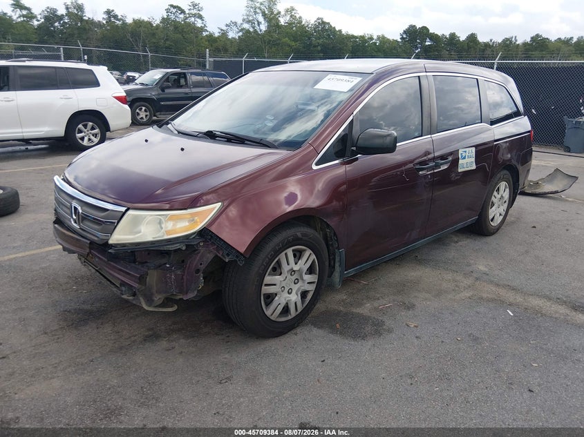 Vin: 5fnrl5h2xbb021315, lot: 46208039, honda odyssey lx 20112