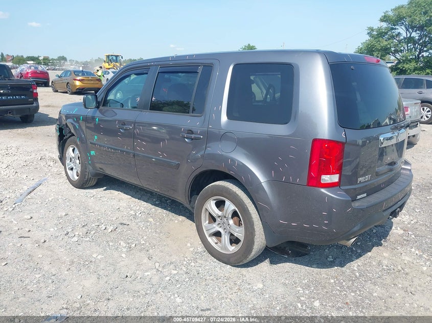 Vin: 5fnyf4h47fb003746, lot: 46208083, honda pilot ex 20153