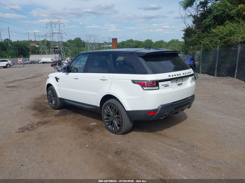 Vin: salwr2fe5ha147220, lot: 46208088, land rover range rover sport 5.0l v8 supercharged/5.0l v8 supercharged dynamic 20173