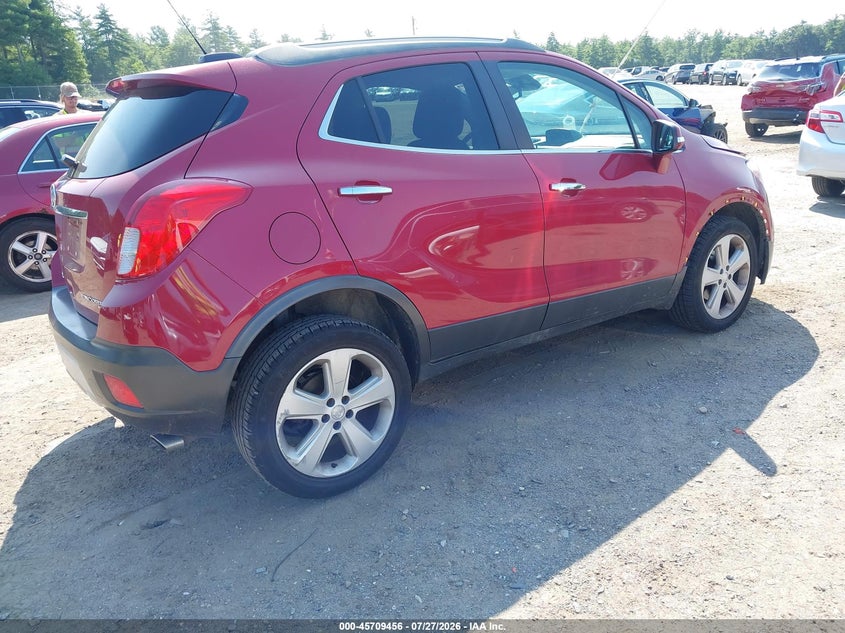 Vin: kl4cjesb5gb570221, lot: 46208113, buick encore 20164