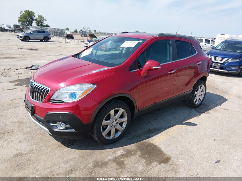 Vin: kl4cjhsb4eb750319, lot: 46208148, buick encore premium 20142