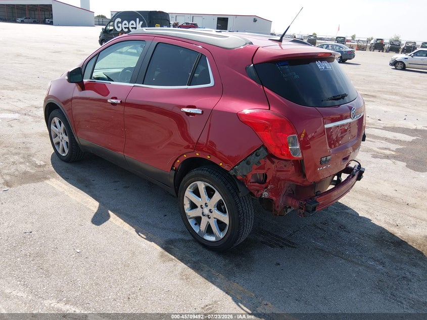 Vin: kl4cjhsb4eb750319, lot: 46208148, buick encore premium 20143