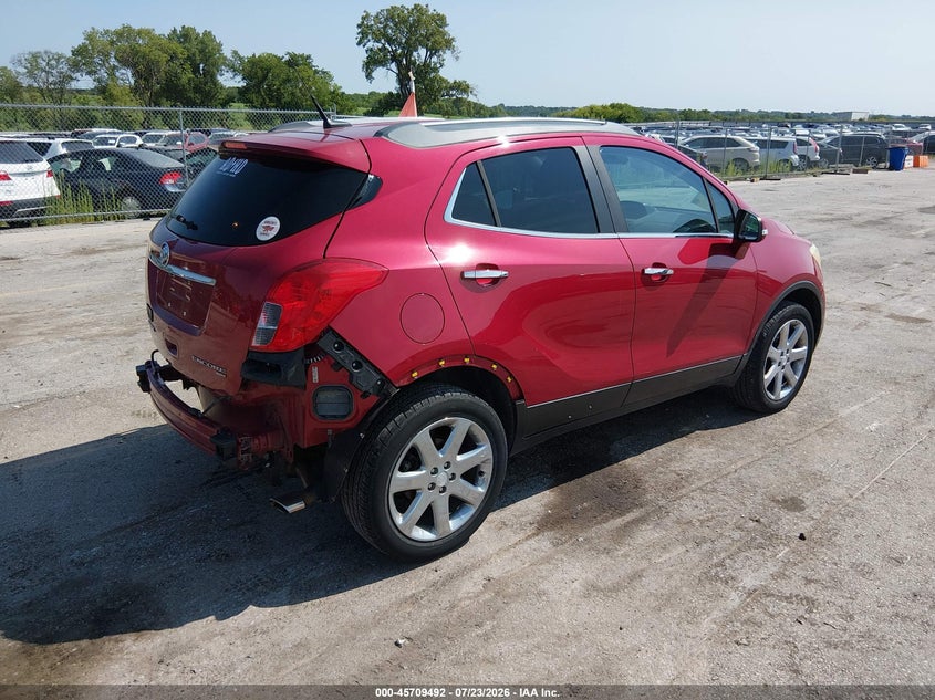 Vin: kl4cjhsb4eb750319, lot: 46208148, buick encore premium 20144